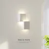 Настенные лампы скандинавские минималистские белые светодиодные лампы для гостиной проходы