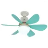 Ceiling Lights Fans With RemoteE26/27 Socket Fan LED Light 40W/30W Bulb 3 Speeds For Bedroom Kitchen Living Room