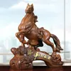 Decorative Figurines Feng Shui Horse To Success Study Decoration Office Desktop Ornament Crafts High-grade Opening Sculptures Gift