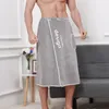 Towel High Quality Thickened Upgraded Button Up Bath That Can Be Worn By Men. Two Piece Set Of Large Towels Absorb Water