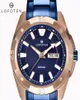 Luxury Mens rostfritt stål OCYSA ROSE GOLD F6505 DAG DATUMMA DAG DATUM VATTENSVÄNDIG KVINNER JAPANSKA KVARTVÄGNINGAR WATES WRIST8511409