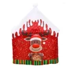 Chaves de cadeira Red Hat Dining Christmas Kitchen Decorship