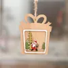 Frohe Weihnachten Gnom hölzerne Anhänger Weihnachtsdekorationen für Zuhause 2023 Cristmas Ornament Weihnachten Navidad Frohes Neues Jahr Gnome