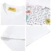 24S American Street 280G Funny Letter Short Sleeve T-shirt for Men and Women China-chic Brand Small Crowd Summer Loose Lovers Half Sleeve