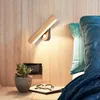 Lampa ścienna Nordic Loft sypialnia nocna LED LED LED Kreatywne obrotowe mieszkanie w łazience dekoracyjny sconce Luminaire