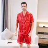 Pijama masculino de 2 peças de 2 peças
