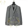 Men's Suits Latest Design Plaid Men Smoking Jacket Tuxedos Blazer Wedding Party Fashion Coat Groom Costume Homme