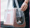 BASS CHE CAT CATTORI Portable Backpack traspirabile trasparente pieghevole pieghevole traversa di trasporto