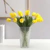 Decorative Flowers Luxury Artificial Tulip Bouquet Simple Real Touch Silicone Fake Plant Creative Colorful Simulate