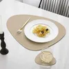 Tavolino tavolo inyahome fenicola focera fluttuante set di 2 e sottobicchieri da pranzo impermeabile per cena lavabile cuscinetti da cucina lavabile