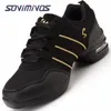 Dance Shoes EU28-44 Sports Feature Soft Outsole Breath Sneakers For Woman Practice Modern Jazz Men