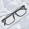 Sonnenbrille Ultrallicht reines Titaniumblau-Licht Blockierende Lesebrillen Männer im Freien Hyperopia Business Large Rahmen Brille mit Diopter