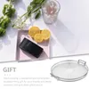 Plates Makeup Drawer Desktop Storage Tray Beverage Serving Dry Fruits Decorative Appetizer Ring Holder Plate Dessert