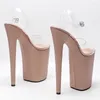 Dance Shoes Women's 23CM/9inches Glitter Upper Plating Platform Sexy High Heels Sandals Pole 078