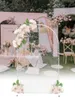 Decoração de festa premium moongate cenário quadro de balão rack jardim de casamento arco com grade de malha de 200cm aniversário