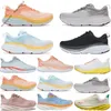 Con Box 2024 Clifton 9 Bondi 8 Running Shoes para hombres Mujeres Kawana Mafate Elevon Designer Sneakers Triple Blanco Blanco Pink Pink Mens Entrenadores de deportes al aire libre