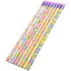 Crayons 50pcs crayons sur le thème de Pâques nouveauté en bois coloré de bunny caricaturé écriture en vrac portable de papeterie portable gare