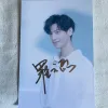Cards Luo Yunxi fino alla fine della luna foto promozionali firmate personalmente non è un regalo di compleanno stampato per compagni di classe o amici