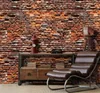 Fonds d'écran CJSIR PAPEL DE PAREDE PAPEUR RETRO RETRO RETRO RED BRICK POUR MOLLES 3 D PLADAGE SALON CHAMBRE 3D PO MURAL PAPIER PAPIER