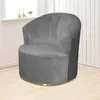 Крышка стулья теплые бархатные крышки ванны эластичная спандекс -диван раковина до дома расслабляйте крышки для кресла для свадебного эль -бара