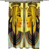 Rideaux de douche Africain Egyptien Pharaonic Pyramide ACCESSOIRES DE SALOBILITÉ LAVABLE IMPHARIÉ