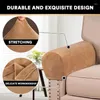 Couvre la chaise 2pc Armrassement épaissis Affaire universelle Répulseur Sofa Protector Velvet Velvet Soft Couch Bras de canapé