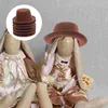 Dog Apparel 6 Pcs Jazz Hat Mini Man Miniature Dolls Hats Crafts Cloth Medium Dogs