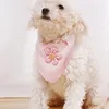 Hondenkleding schattig sjaalontwerp verstelbare kleine kragen puppy huisdier kobber handdoek handdaar kattenkraag print nek