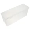 Plates Self Made Bread Storage Box Dispenser Airtight Holder Plastic Transparent Case