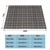 Coperte arte a quadri coperta flanella tartan accogliente soft pile da letto