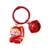 Keychains Keychain de armazenamento eficiente da moda Fácil de operar confortável sentir -se elegante e durável Pingnder fortuna adorável