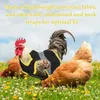 Kattbärare kycklingväst skydd husdjur reflekterande med justerbar rem höns sadel förkläde fjäderhållare poultr