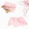 Massage Stones Rocce Natural Rose Quartz Jade Gua Sha Board Agopuntura Massaggio facciale Gouache Pink Quartz Face Face Solvingstone Guesha RACKING 240403