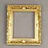 Frames 2 Pcs House Model Mini Toys Plastic Decor Adorable Miniature Delicate Gold Picture Children Po Supplies