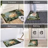 Teppiche Nicht-Schlupf-Teppich Die Schaukel Jean Honore Fragonard Doormat Wohnzimmer Bad Matte Willkommen zu Hause Teppich