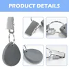 Bord trasa 8st Trackningsduksvikter Hangers Stone Teardrop Cover med Metal Clip Pendant