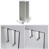 Hooks Stainless Steel Double Side HooksBathroom Shower Door Hook Over Glass Towel Rack For Wall Or