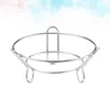 キッチンストレージ2 PCS Tainless Steel Pot Holder Table Table Mats Rack for Stainless Anti-Scald