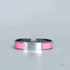 Bracelet Clásico Diseñador Carta Pulsera Men y mujeres Pulseras Pulseras de 18 km de oro Rosa rosa Tri-color Tri-color de 12 mm de ancho 17/19 Joyería de lujo