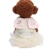 Abbigliamento per cani Princess Cat Dress Gonna Calda Flower BUTTEFLY DESIGN DEIL CUPPY FEMMA CUPPY GIOTTO INVERNO