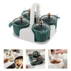 Storage Bottles Condiment Jar Utensils With Spoons Case Spice Container Set Pots For Pepper Cooking Sugar Seasoning Salt