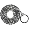 Dog Collars Stainless Steel Chain Choke Collar Dogs Decor Tool Lead Leading Outdoor Decoration Metal Coil