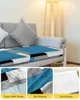 Stuhl Deckt blau schwarz graues Patchwork abstrakter Kunst mittelalterlicher Stil Sitzkissen Abdecksofa Protektor Stretch Abnehmbare Lipper