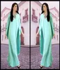 Arabic Kaftan Indian Evening Dresses Chiffon Formal Party Gowns Arabian Abaya Beaded Elegant Prom Dress Robe5808528