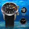 Wristwatches BERNY Men Dive Watch Super Luminous 42mm Sapphire Glass MIYOTA 8215 200M Waterproof Automatic Mechanical Compass Swim Watches