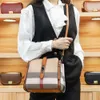 Nieuwe luxe schoudertas Hong Kong merk echte lederen dames tas mode luxe wateremmer veelzijdige handheld één schouder crossbody