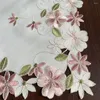 Bordmattor Rund rektangulär spetsbroderi Craft Flower Mönster Doily Cup Pad Placemat