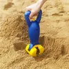 Childrens Beach Toy Set Hand Excavador de areia de mão Snapper de areia para e Sandpit Shovel Shovel Kids Birthday Puzzle Gift 240321