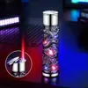 Ultimo Dragon LED LED LIGHT FILIGHT 4 Colori Metal gonfiabile senza gas Accessori per utensili per fumatori a vento a gas