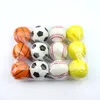 6cm Sports Ball Foam Squeeze Stress Ball Foot Basket Netting Stick Foam Sponge Ball For Children Pressure Release Extrusion Ball Wholesale